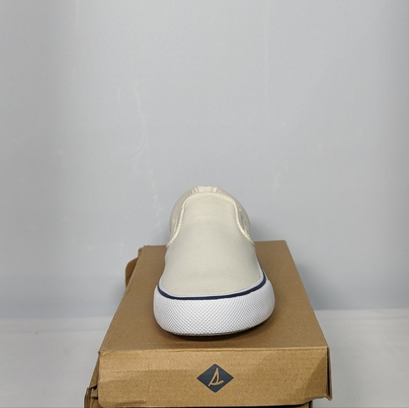 NEW Sperry Mens Striper II Slip On Sneaker Sz 8 grey - Picture 4 of 4